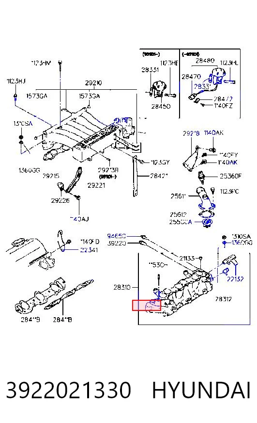 3922021330 Hyundai/Kia Термовыключатель