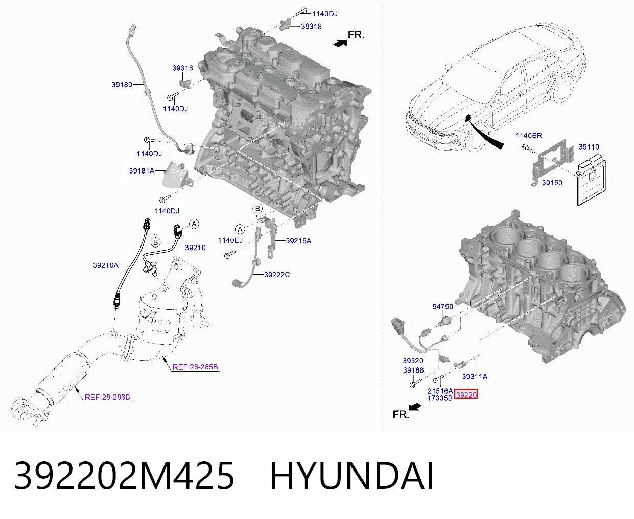 392202M425 Hyundai/Kia 