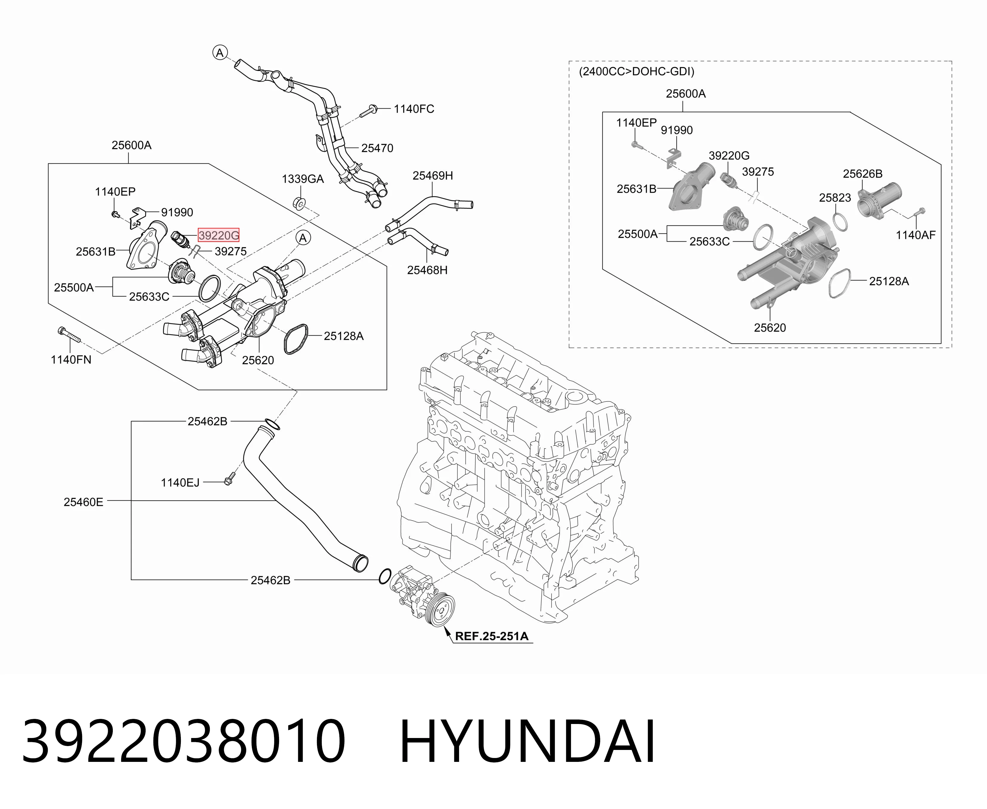 3922038010 Hyundai/Kia Термовыключатель
