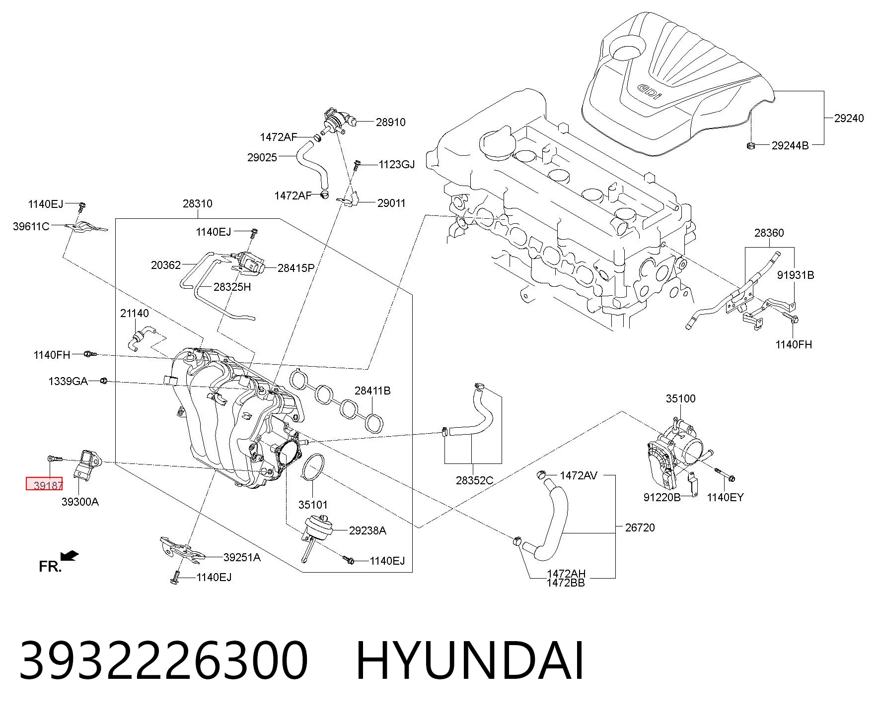 3932226300 Hyundai/Kia