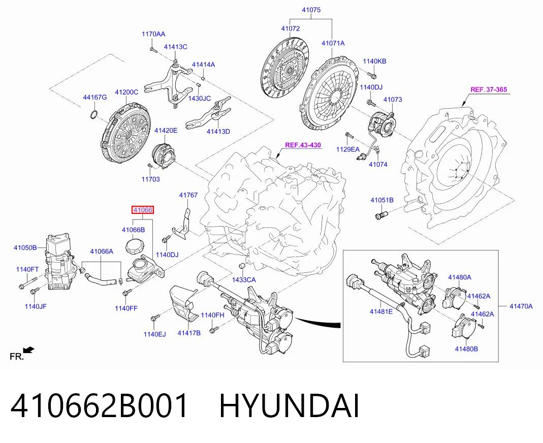 410662B001 Hyundai/Kia