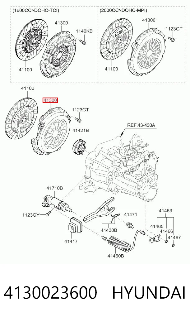 Лепестковая корзина сцепления KIA Ceed хэтчбек (ED) (2006 - 2012) цена, от 46.32 USD
