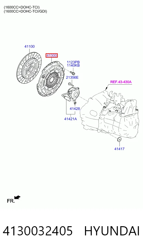 Лепестковая корзина сцепления Hyundai Tucson III внедорожник (TL) (2015 - 2023) цена, от 63.83 USD