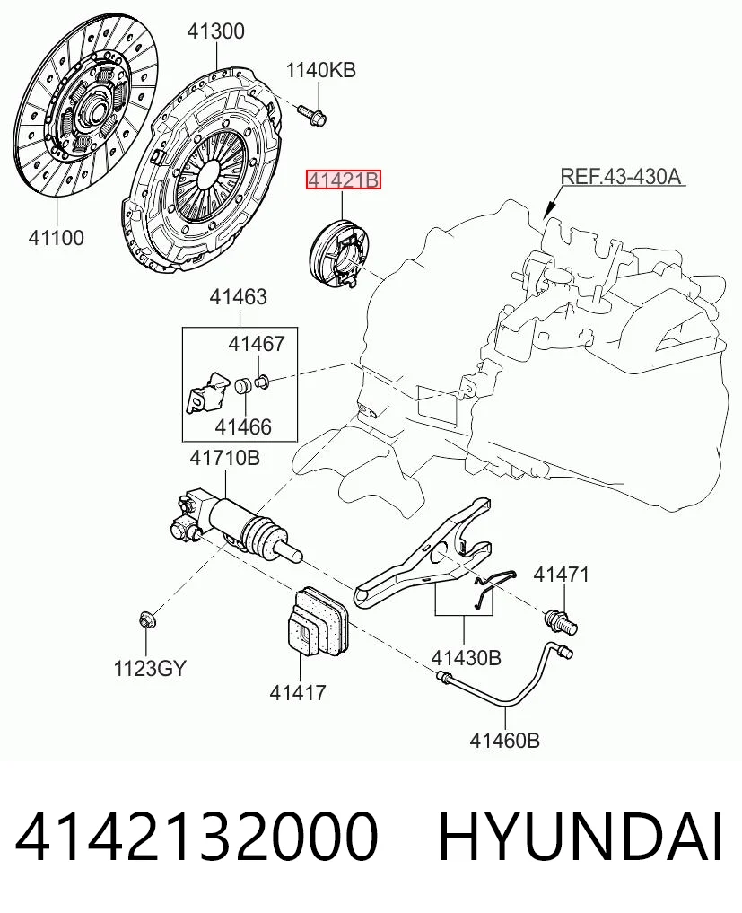  Выжимной подшипник KIA Ceed 