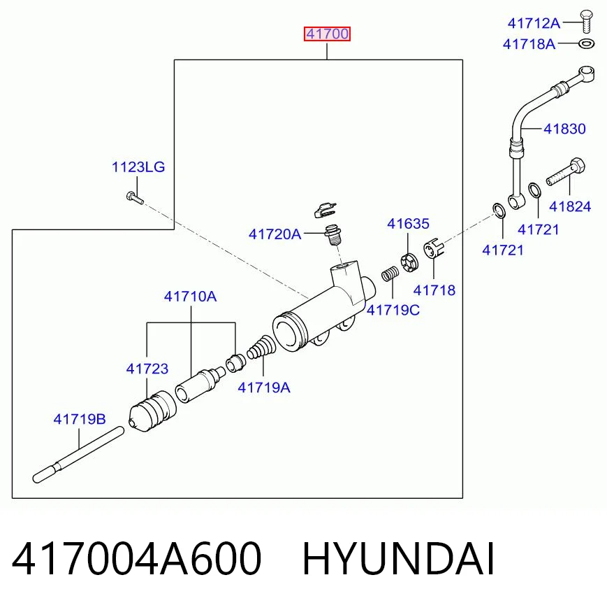 Рабочий цилиндр сцепления Hyundai H-1 STAREX Starex автобус (2001 - 2004) цена, от 25.34 USD