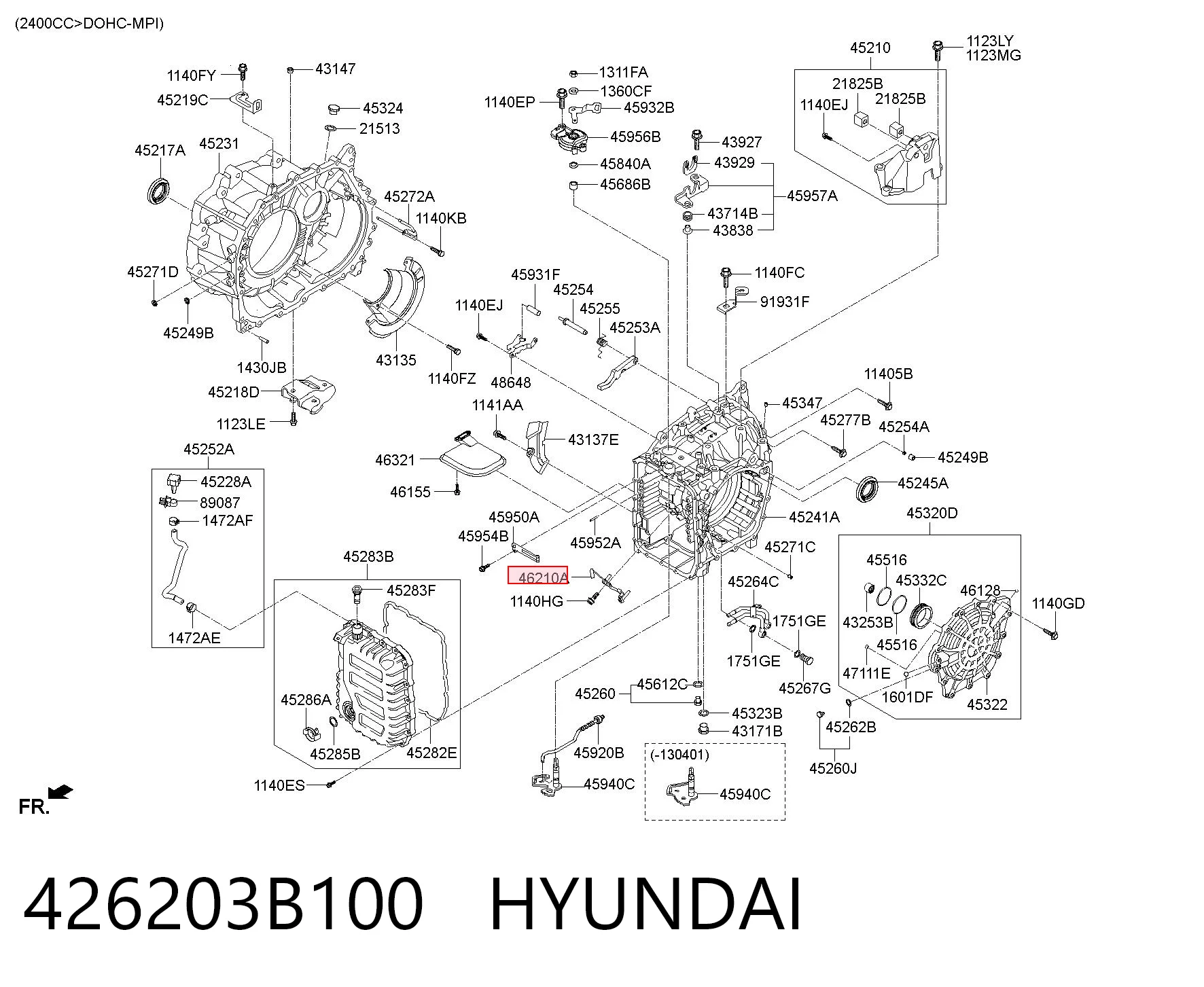 426203B100 Hyundai/Kia Датчик скорости спидометра