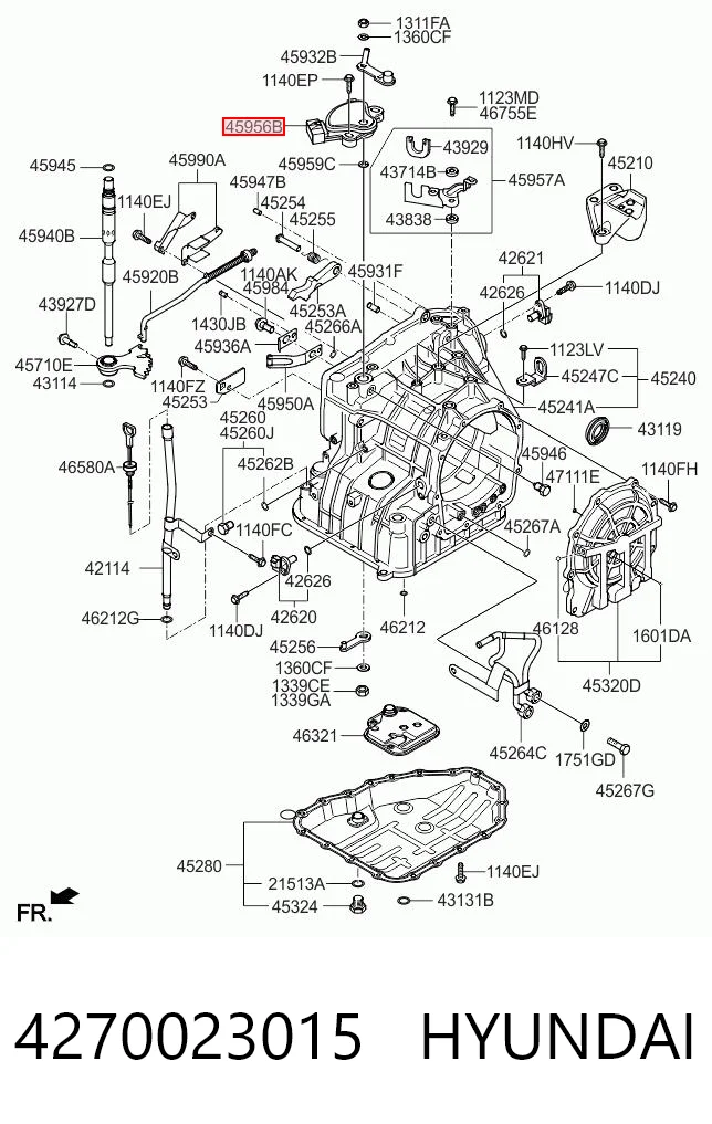 4270023015 Hyundai/Kia Датчик положения селектора АКПП