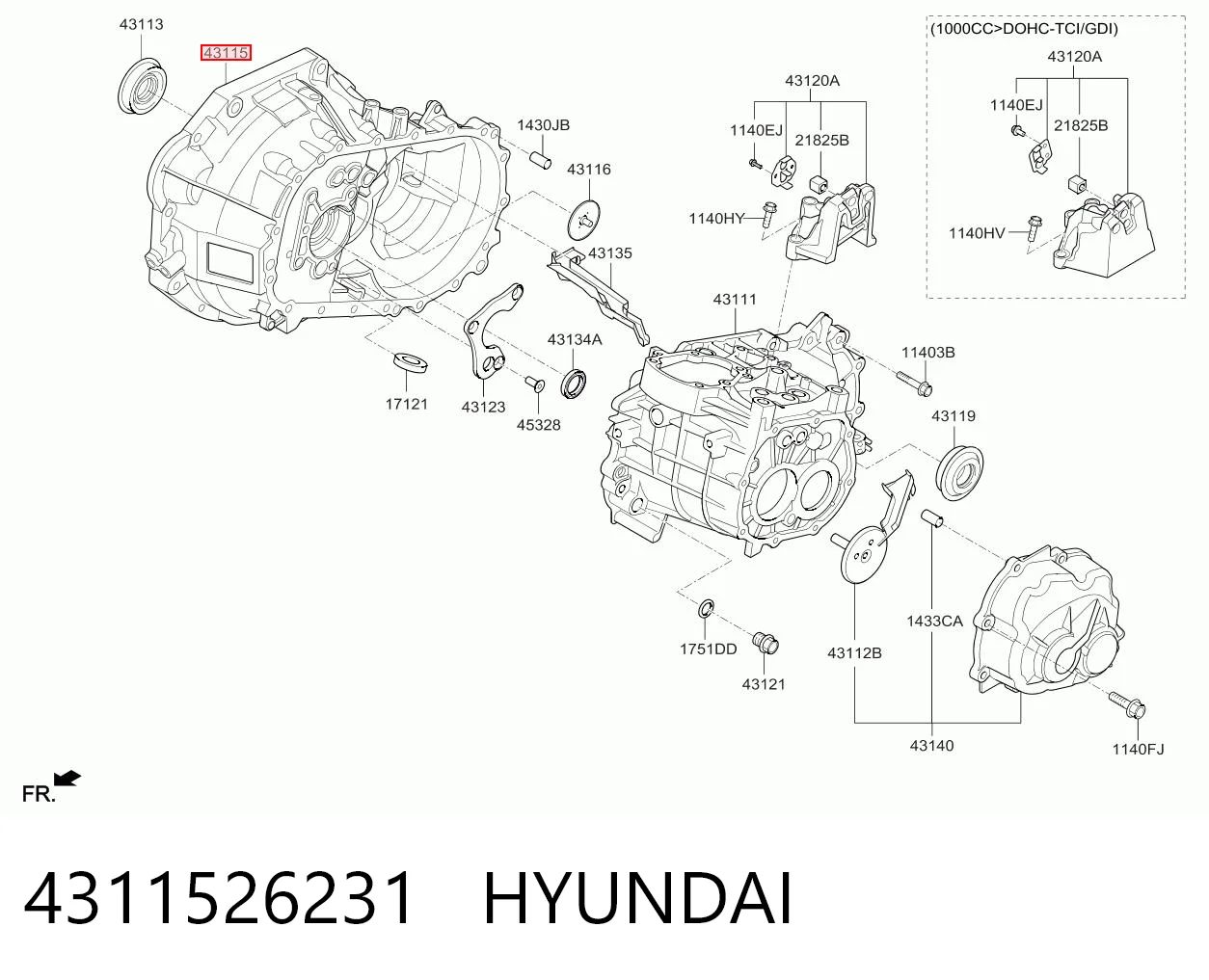 4311526231 Hyundai/Kia