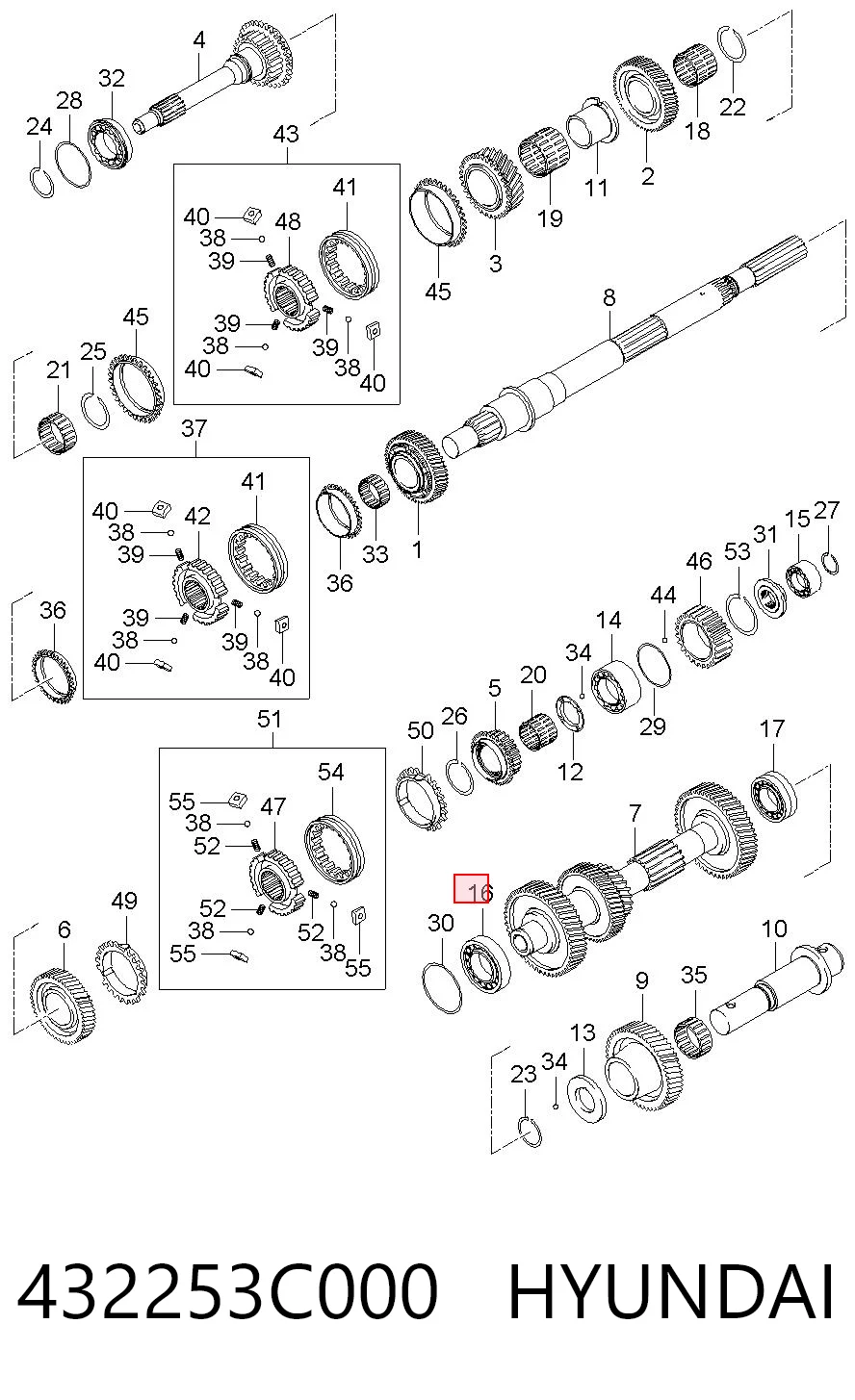 432253C000 Hyundai/Kia