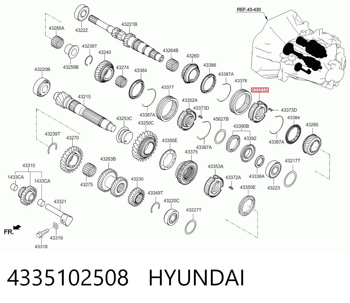 4335102508 Hyundai/Kia