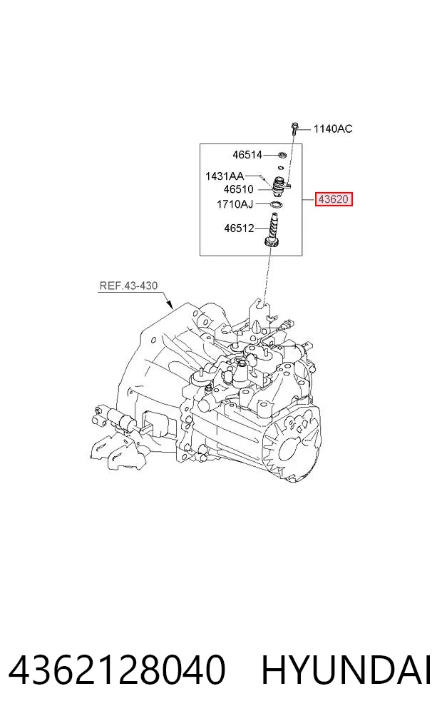 4362128040 Hyundai/Kia 