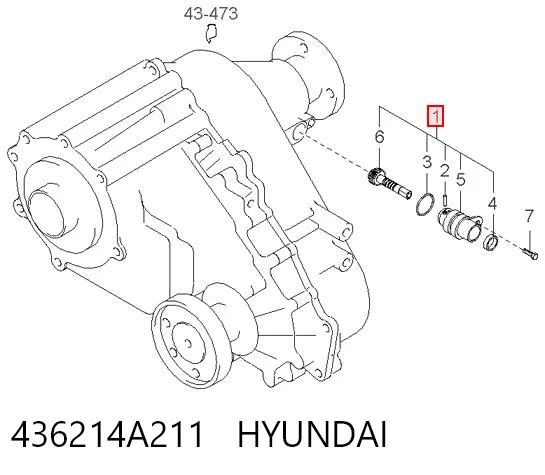436214A211 Hyundai/Kia 