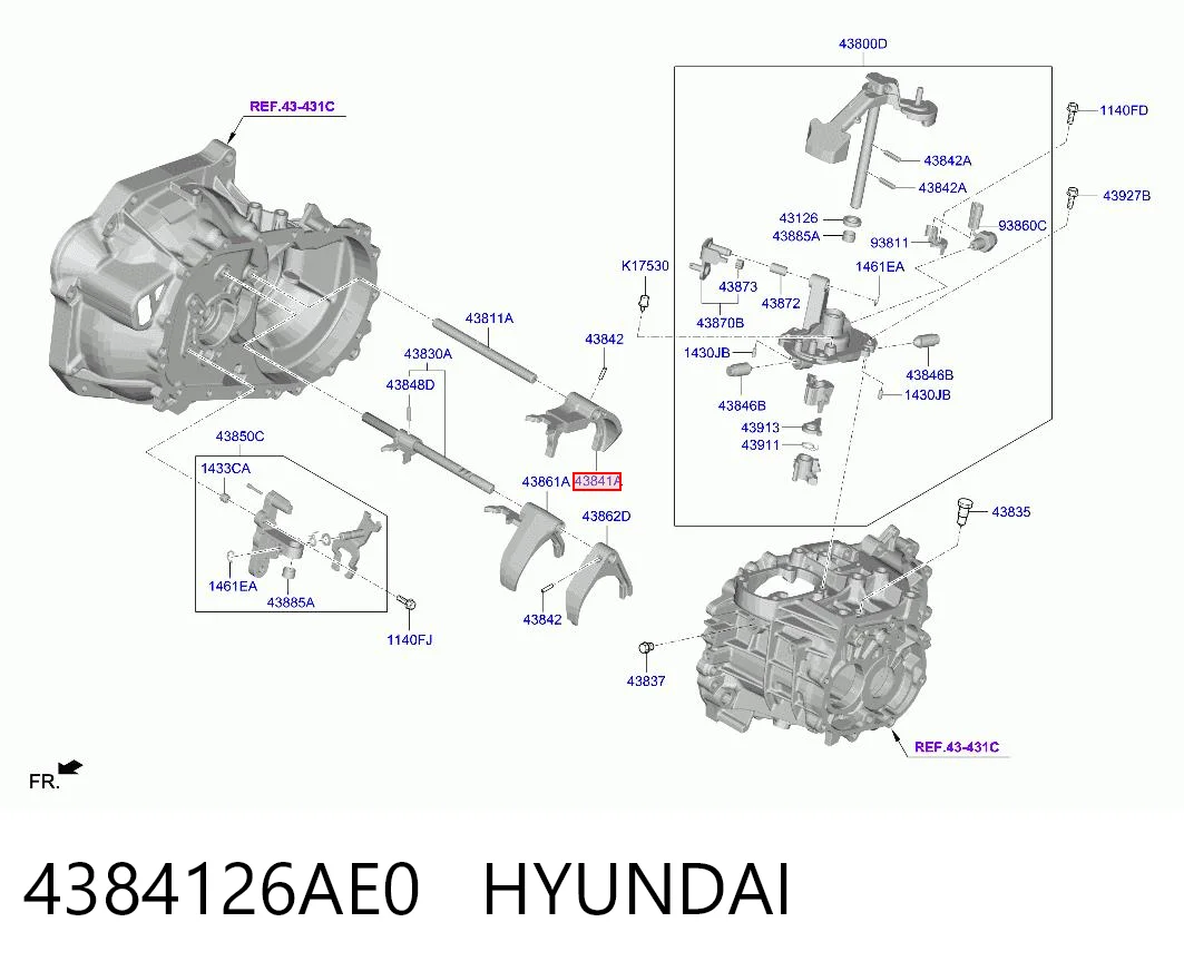 4384126AE0 Hyundai/Kia