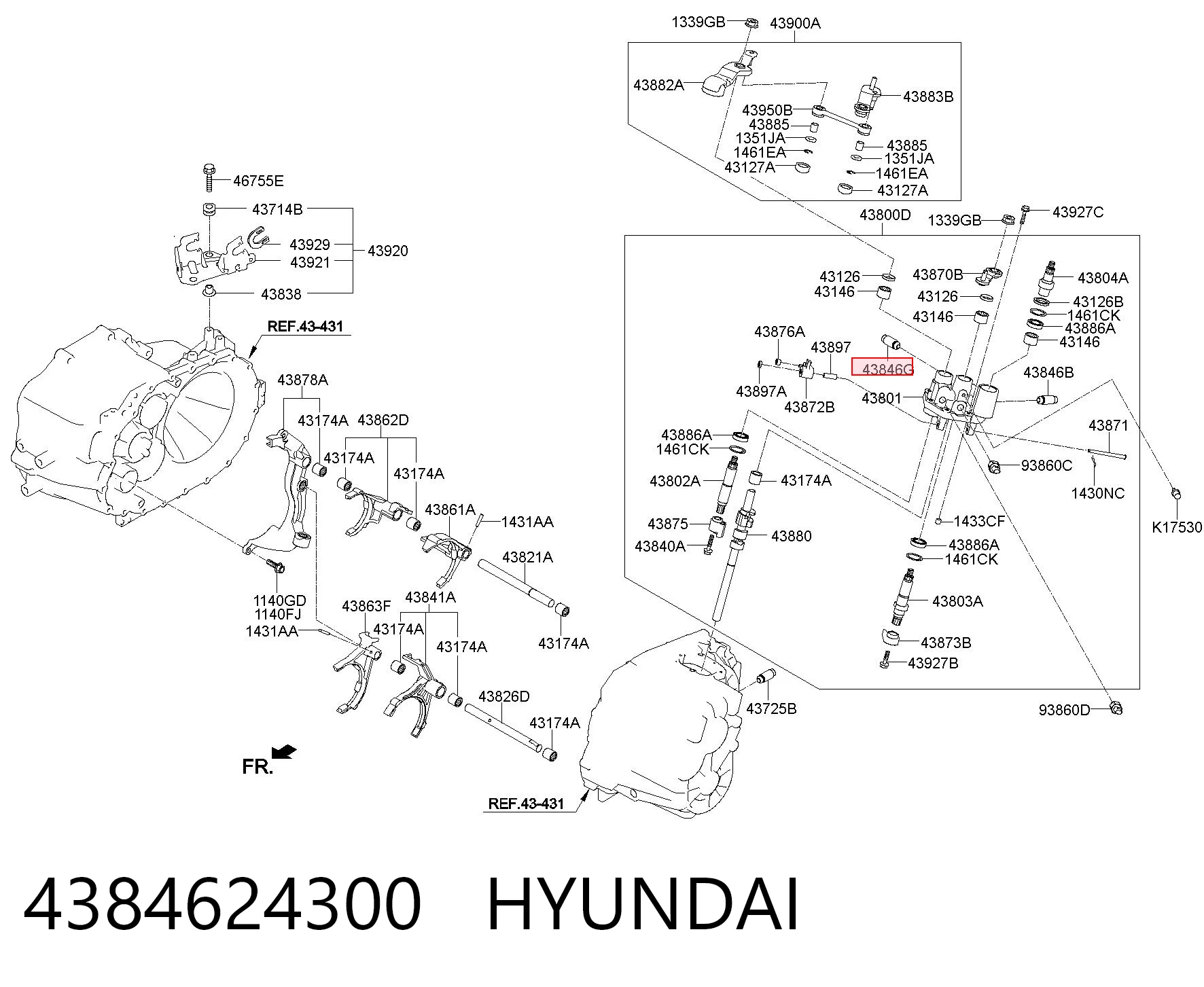 4384624300 Hyundai/Kia
