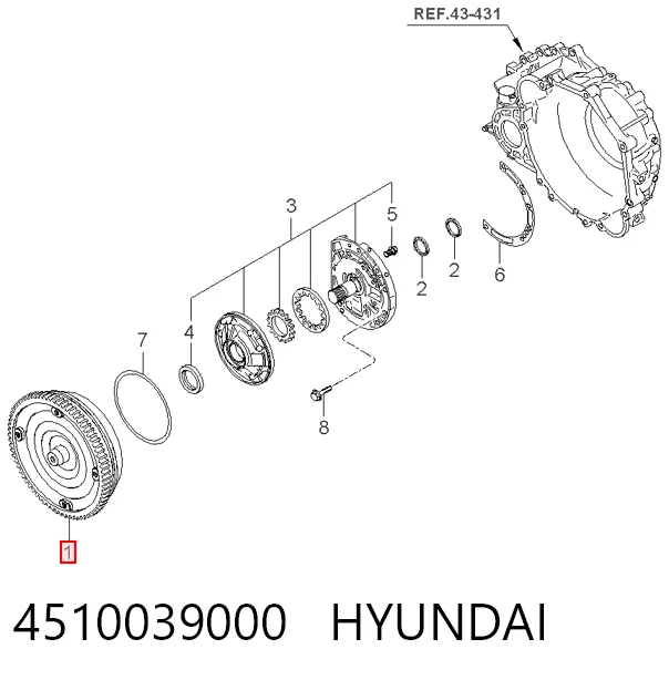 4510039000 Hyundai/Kia