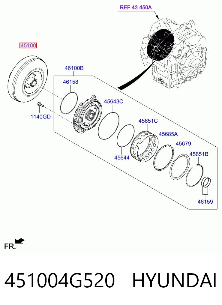 451004G520 Hyundai/Kia