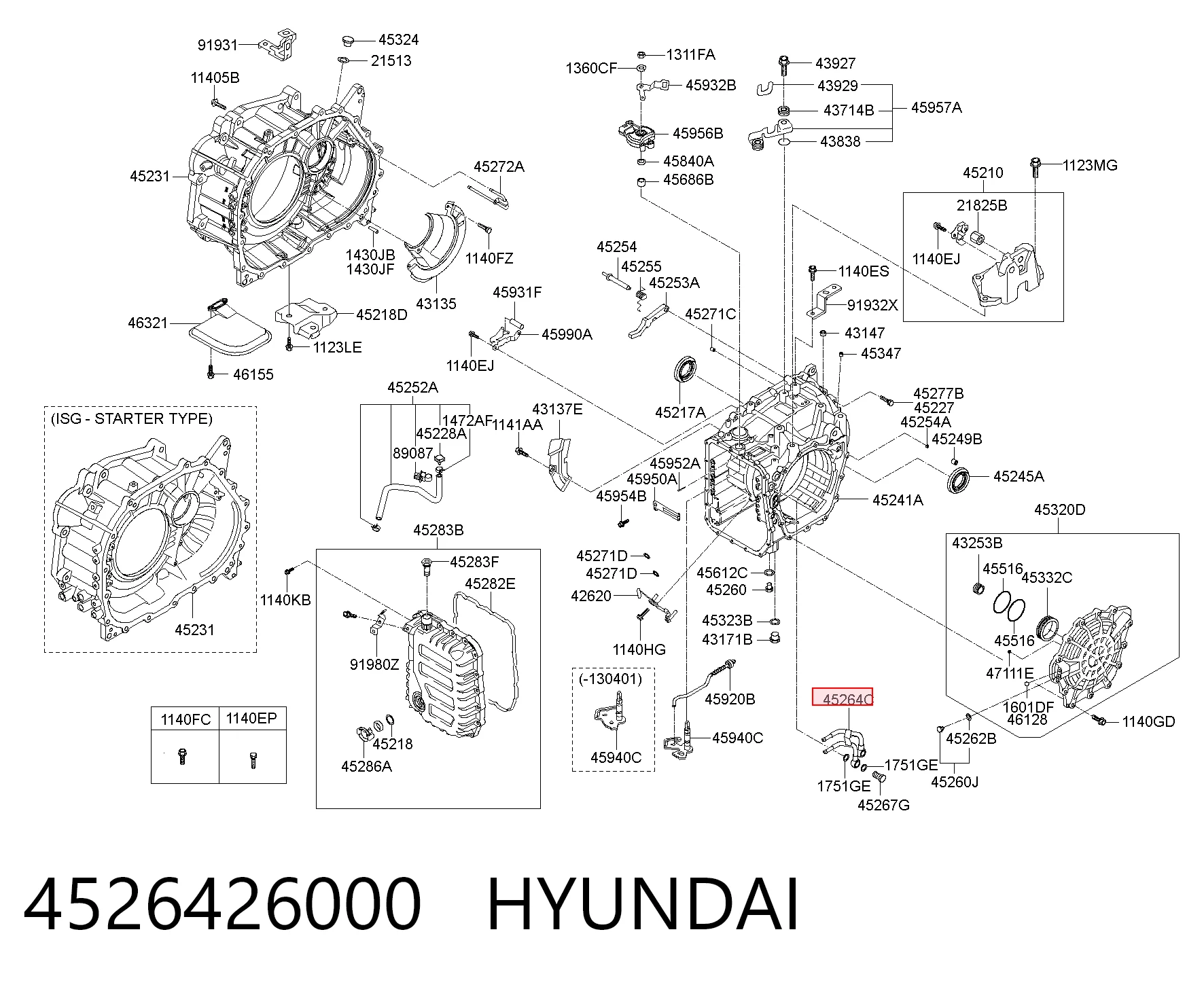 4526426000 Hyundai/Kia 