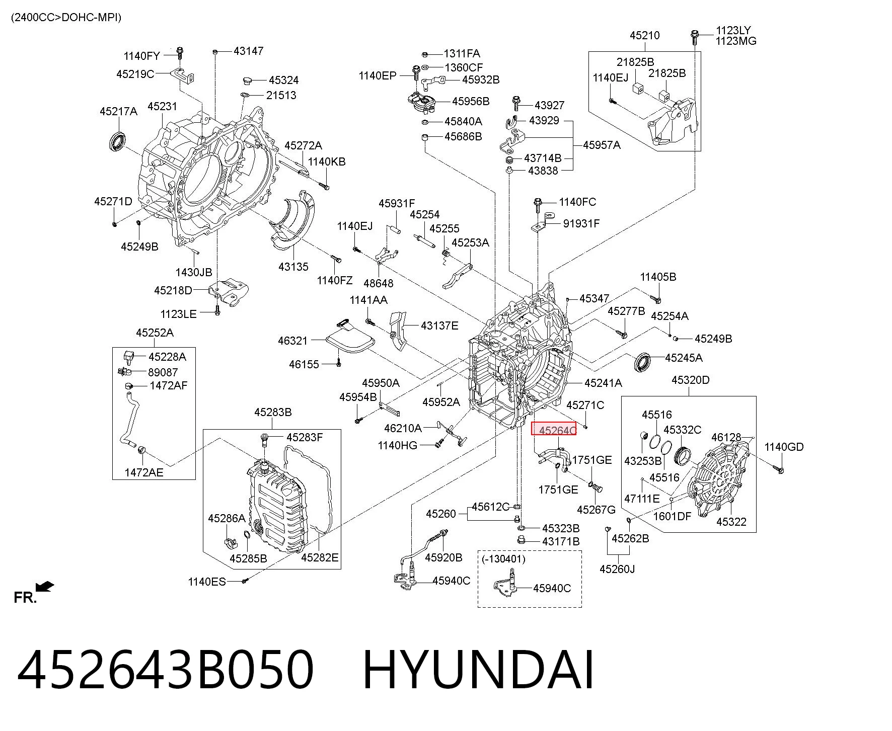 452643B050 Hyundai/Kia 