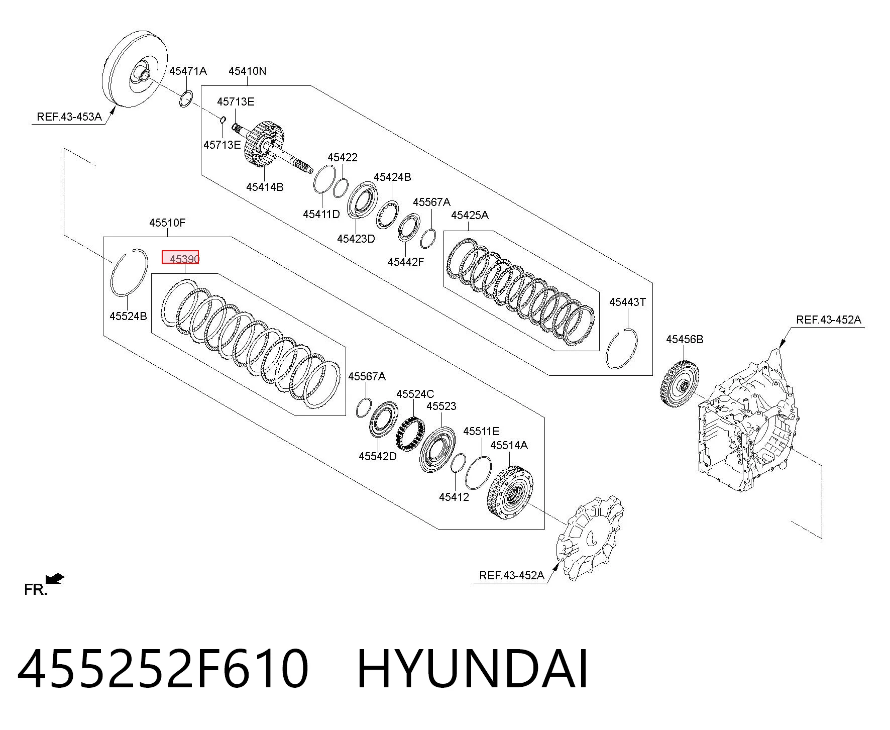 455252F610 Hyundai/Kia 