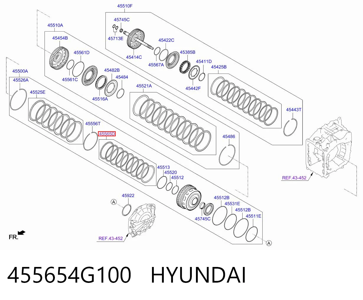 455654G100 Hyundai/Kia 