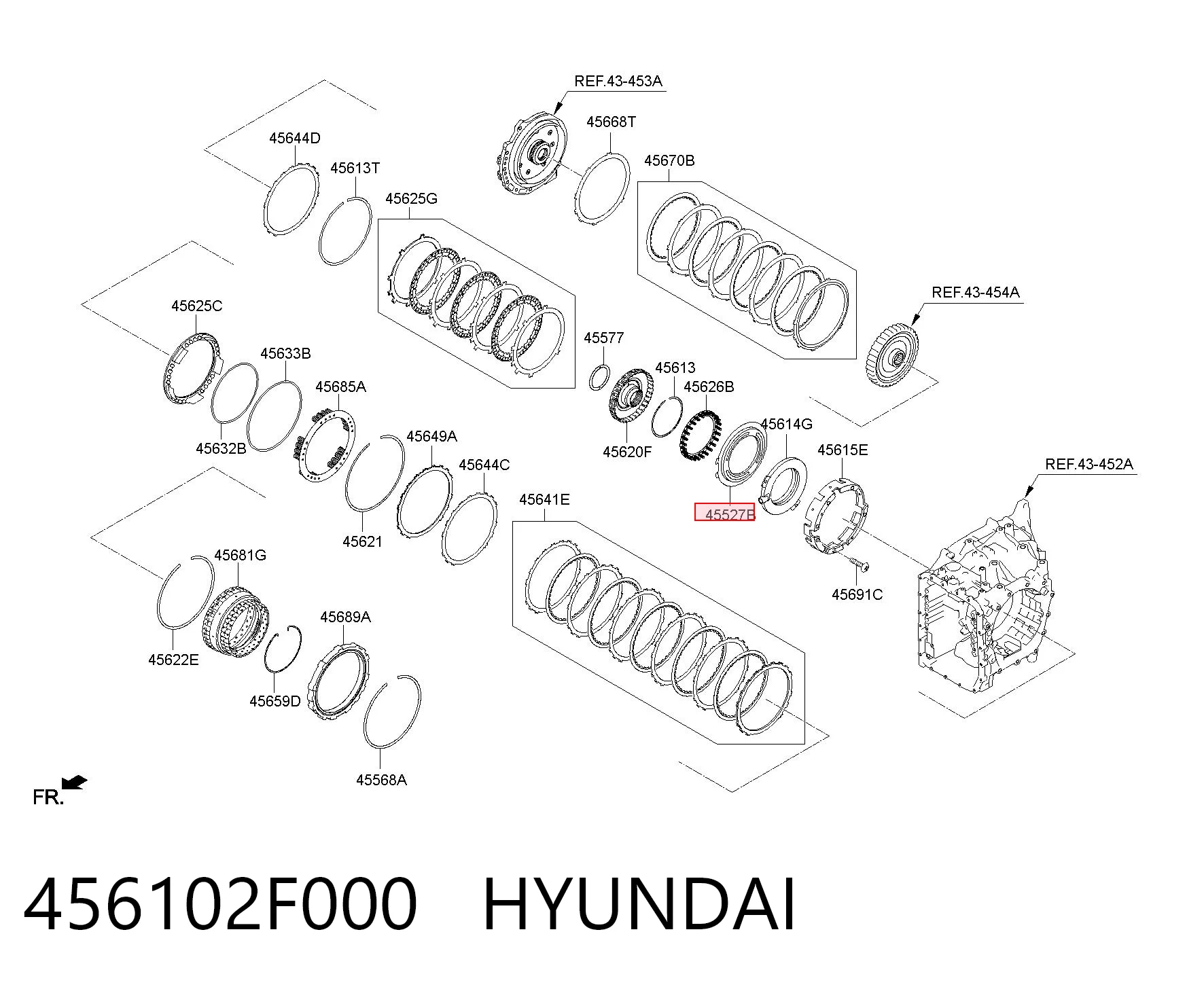 456102F000 Hyundai/Kia 