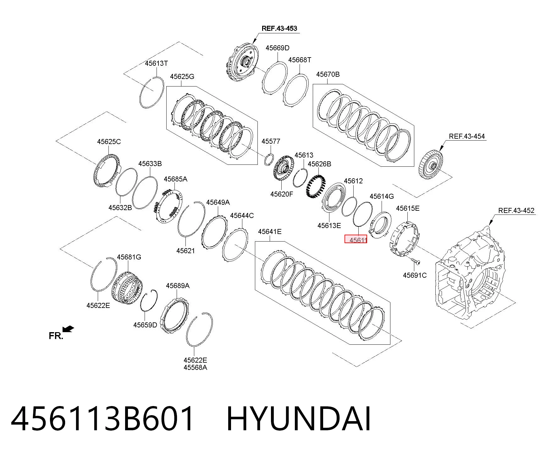 456113B601 Hyundai/Kia 