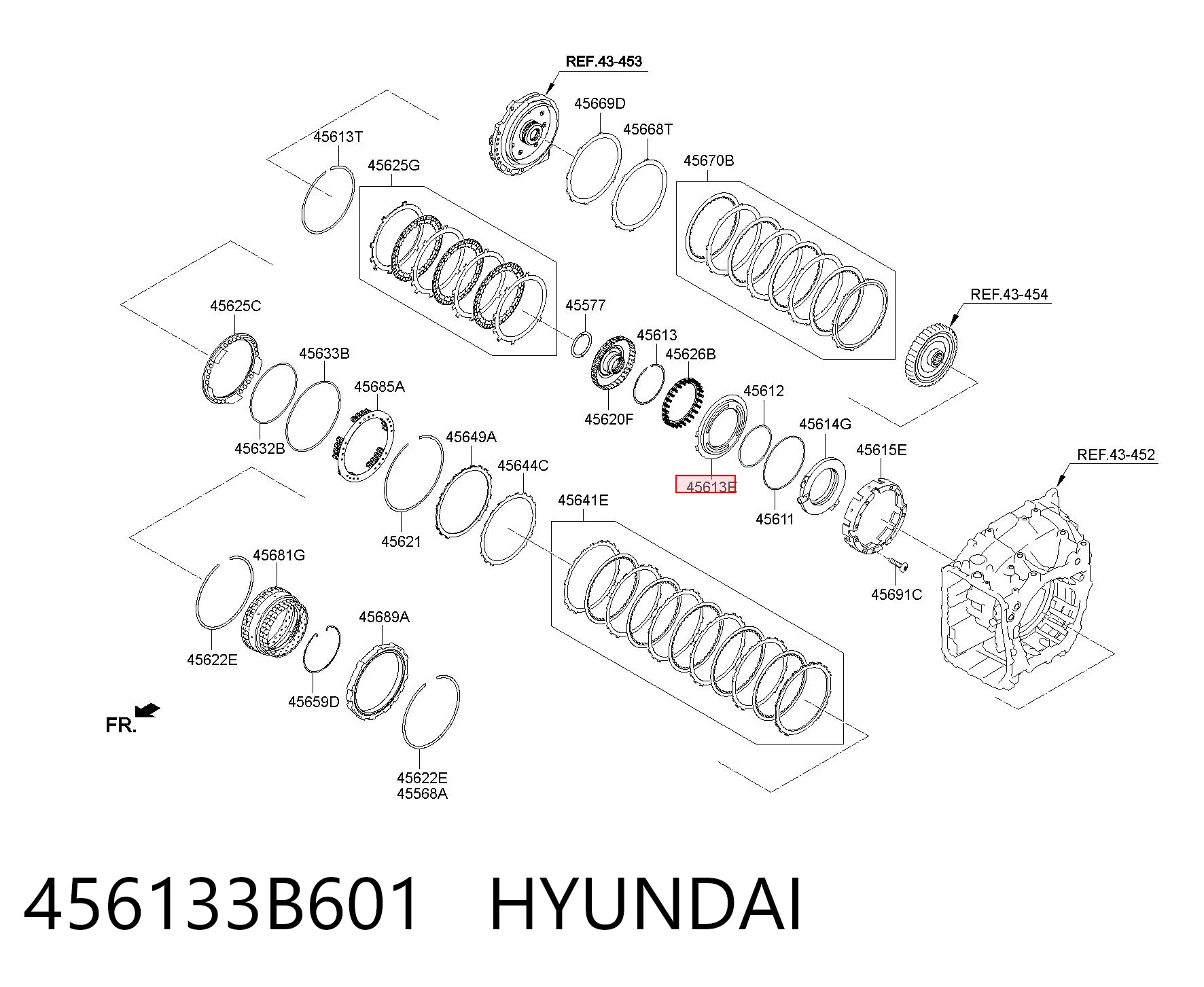 456133B601 Hyundai/Kia 