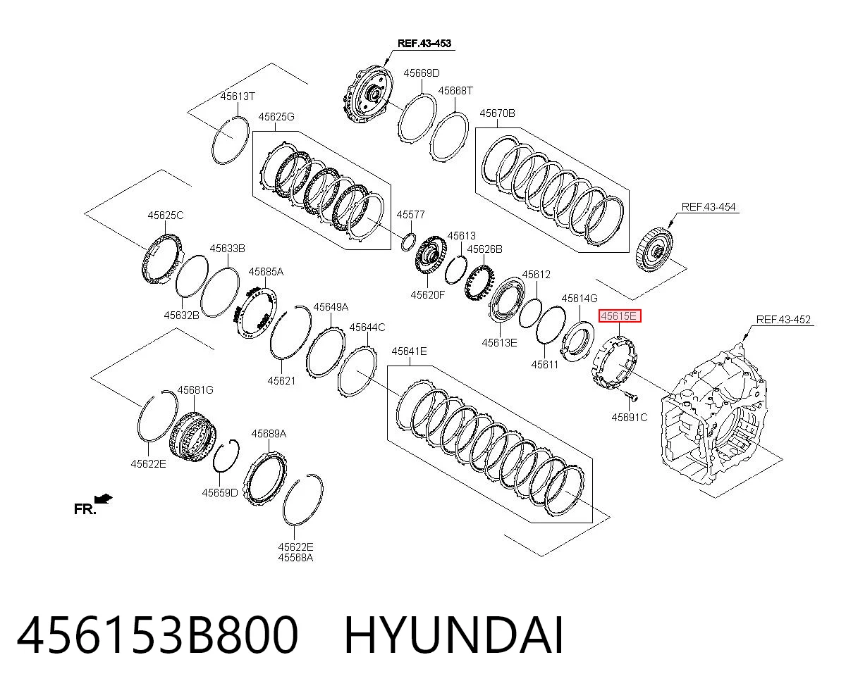 456153B800 Hyundai/Kia 