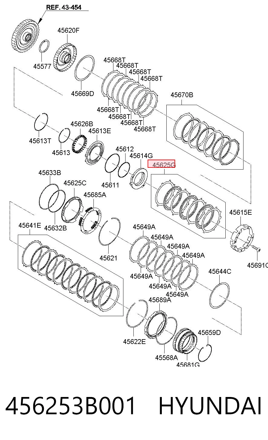 456253B001 Hyundai/Kia 