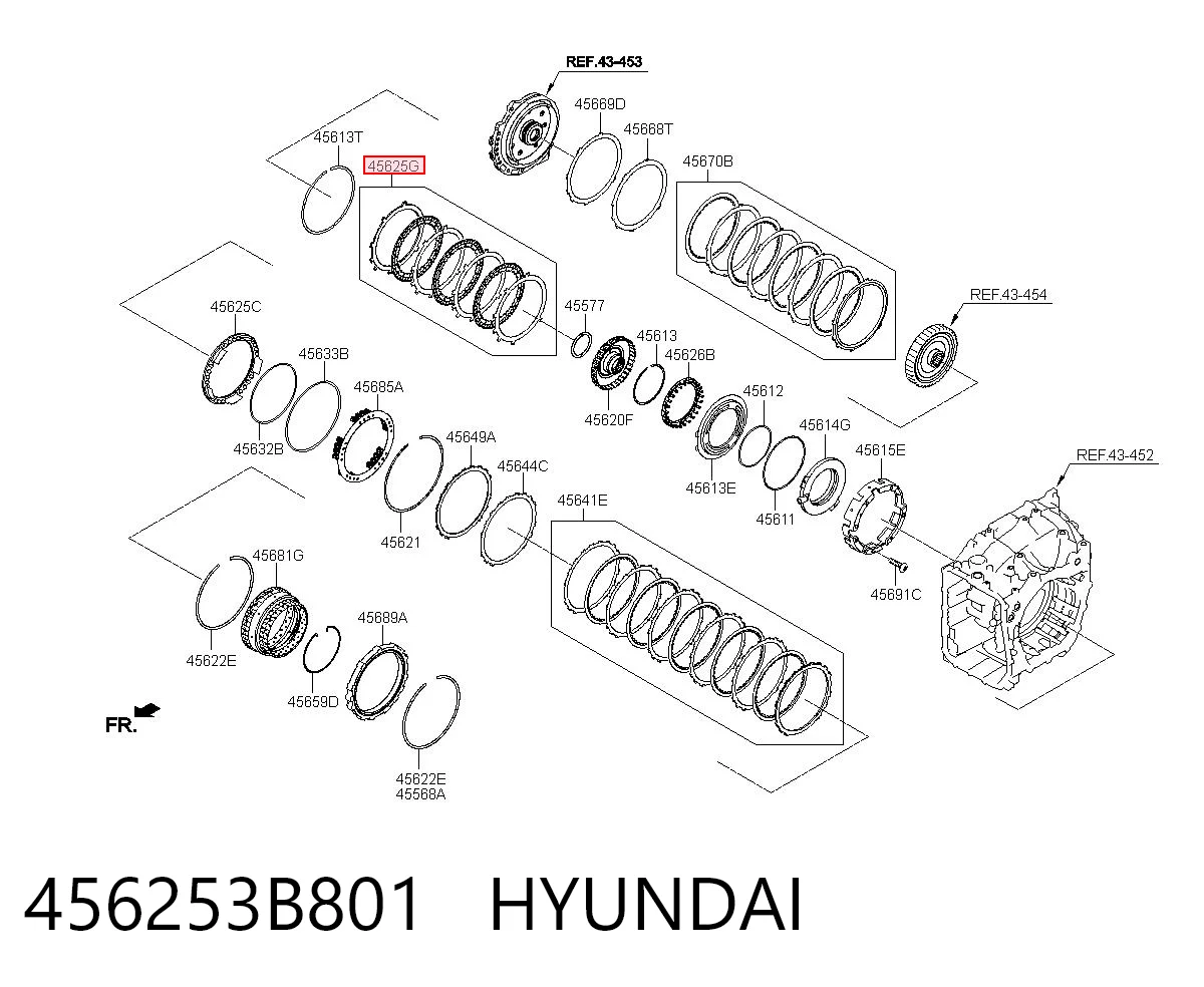 456253B801 Hyundai/Kia 