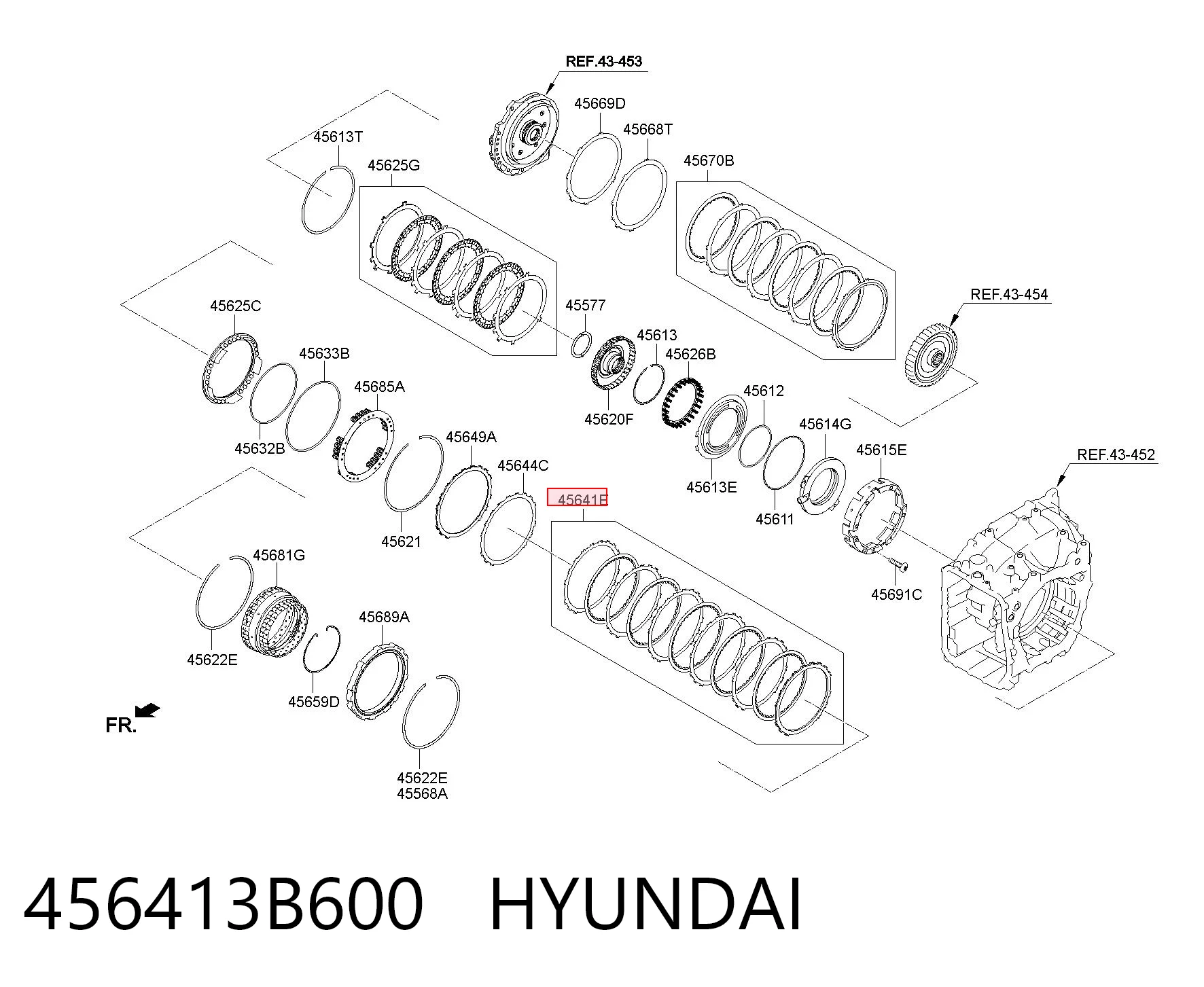 456413B600 Hyundai/Kia 
