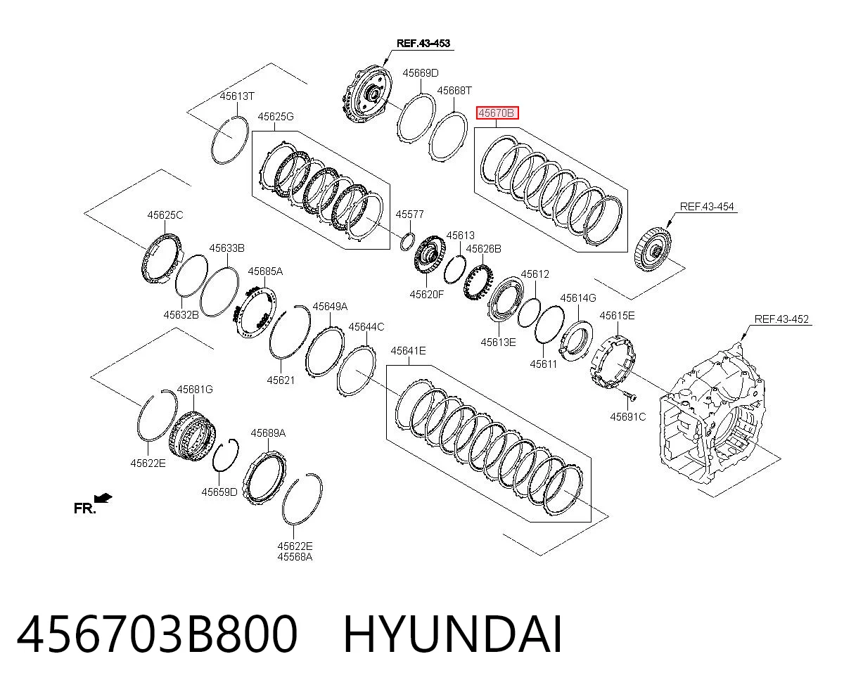456703B800 Hyundai/Kia 