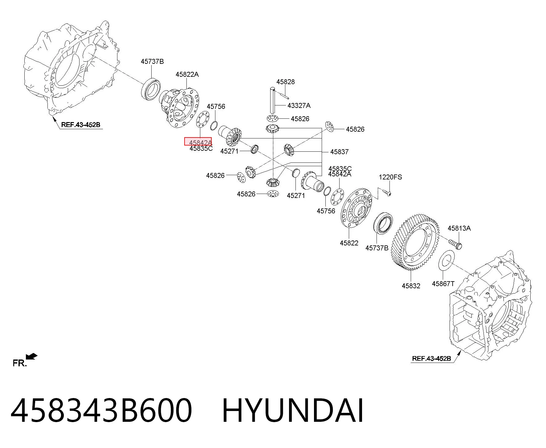 458343B600 Hyundai/Kia 