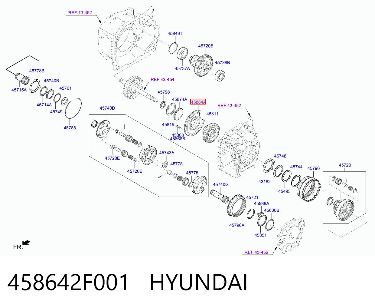458642F001 Hyundai/Kia 