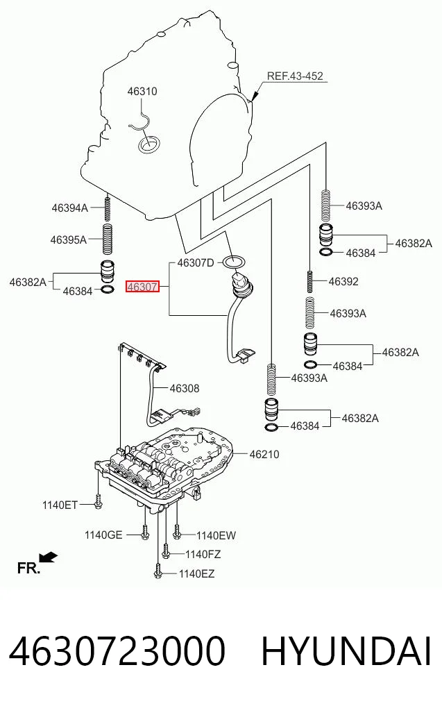 4630723000 Hyundai/Kia Жгут проводов АКПП