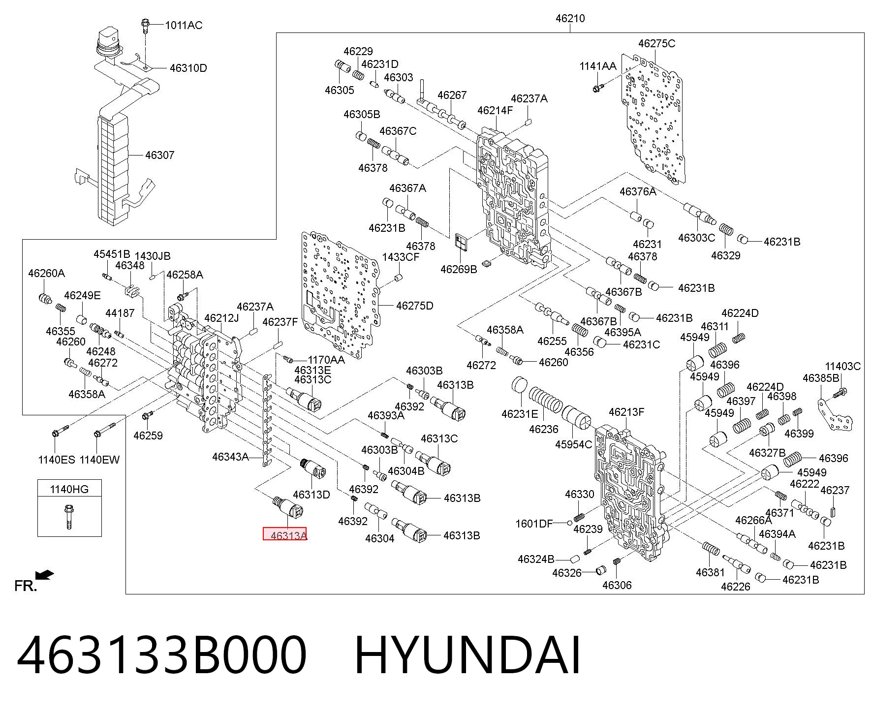 463133B000 Hyundai/Kia Соленоид автомата