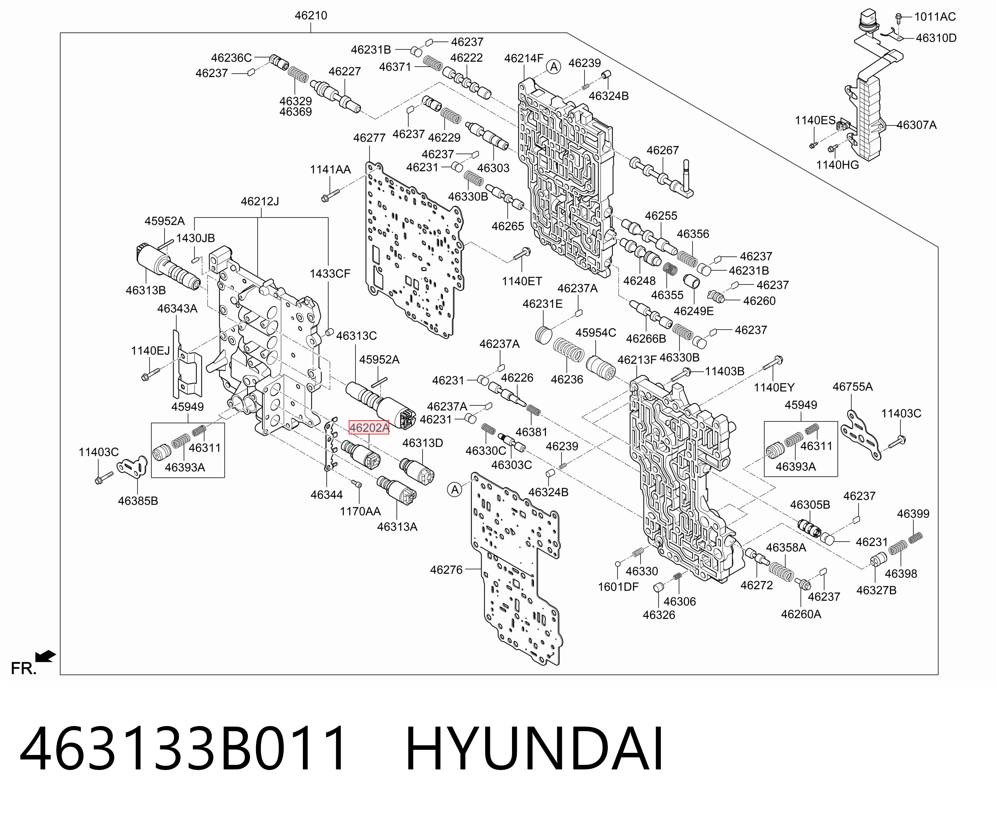 463133B011 Hyundai/Kia Соленоид переключения