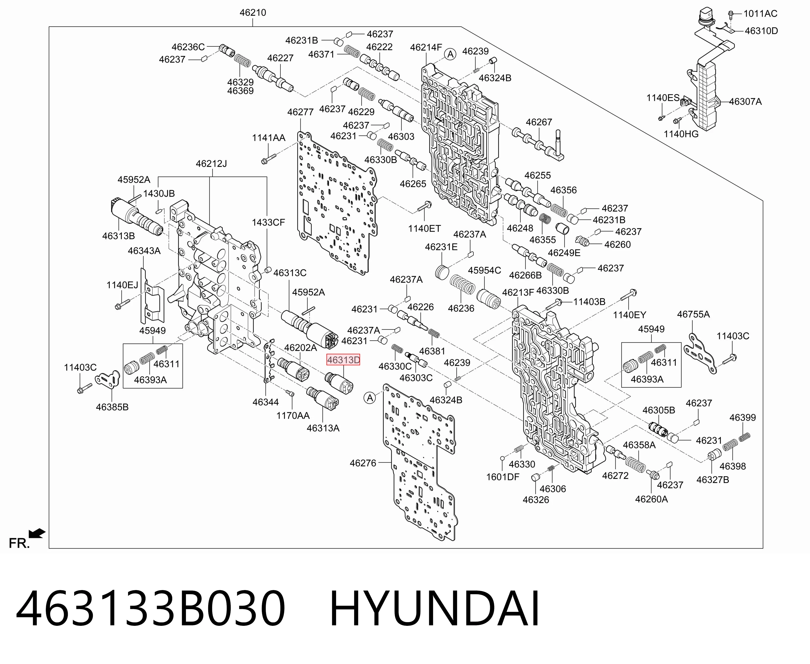463133B030 Hyundai/Kia Соленоид автомата