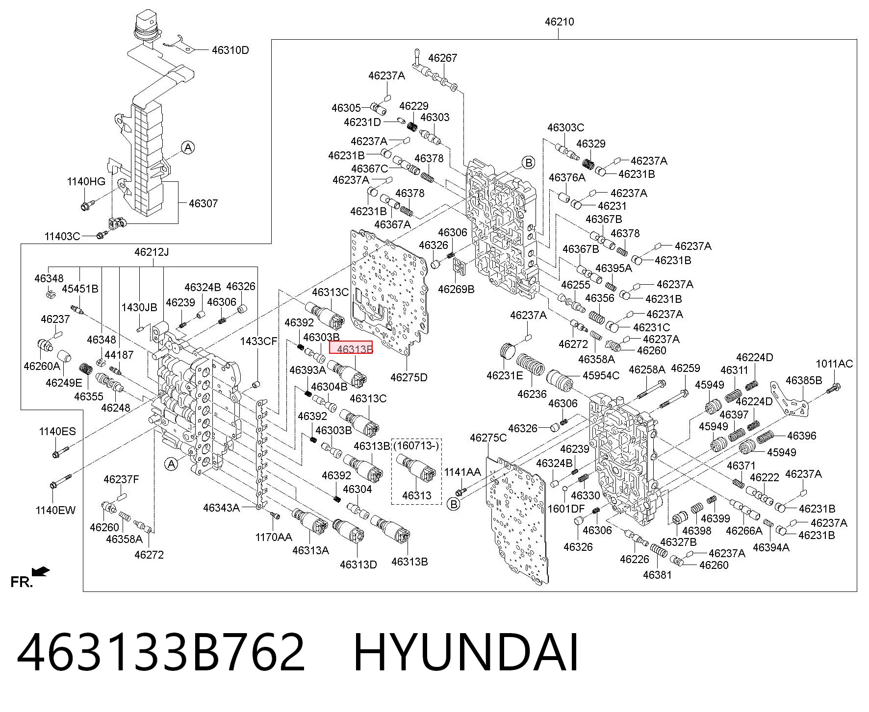 463133B762 Hyundai/Kia Соленоид автомата
