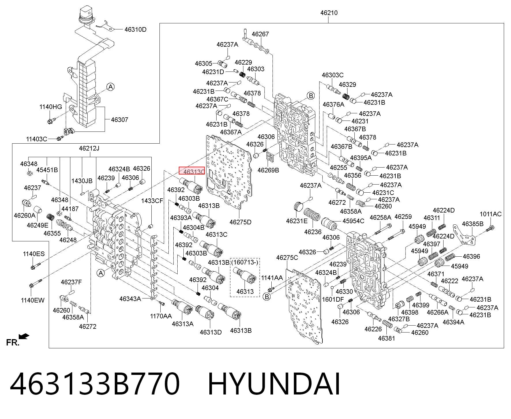 463133B770 Hyundai/Kia Соленоид автомата