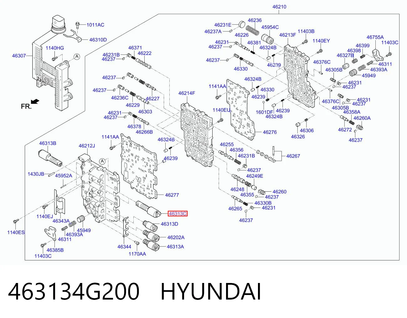 463134G200 Hyundai/Kia 