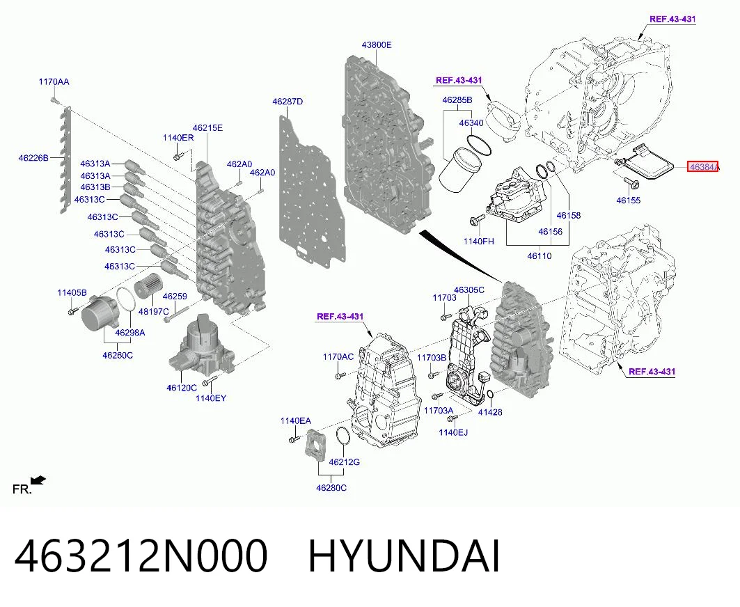 463212N000 Hyundai/Kia 