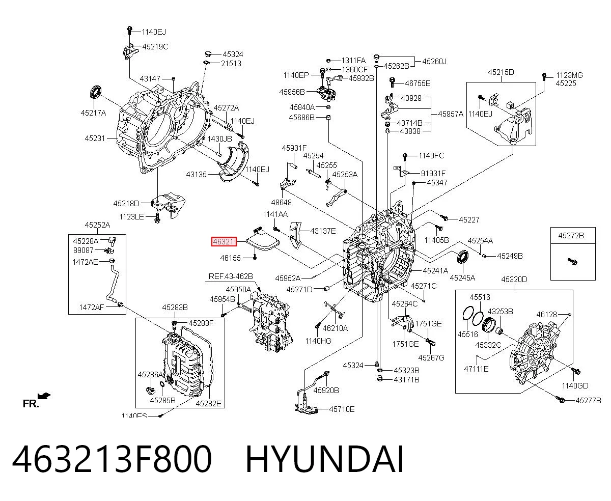 463213F800 Hyundai/Kia Масляный фильтр АКПП