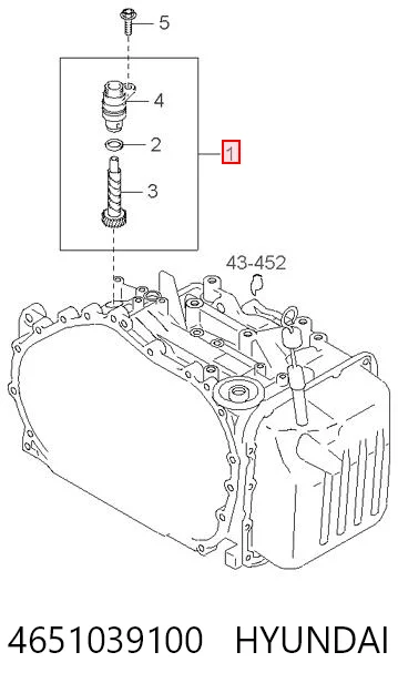 4651039100 Hyundai/Kia
