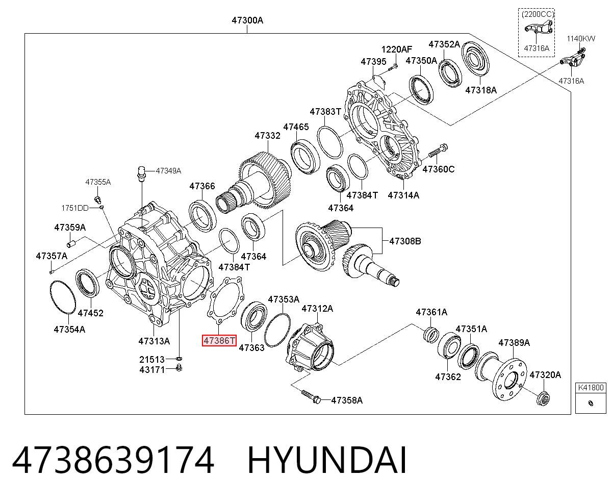 4738639174 Hyundai/Kia