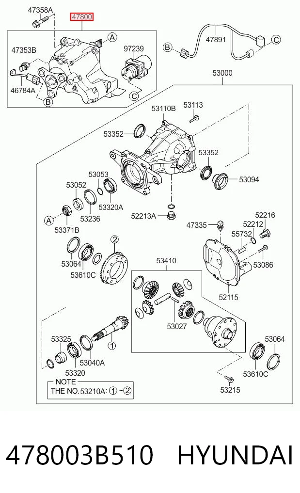 478003B510 Hyundai/Kia Муфта Haldex