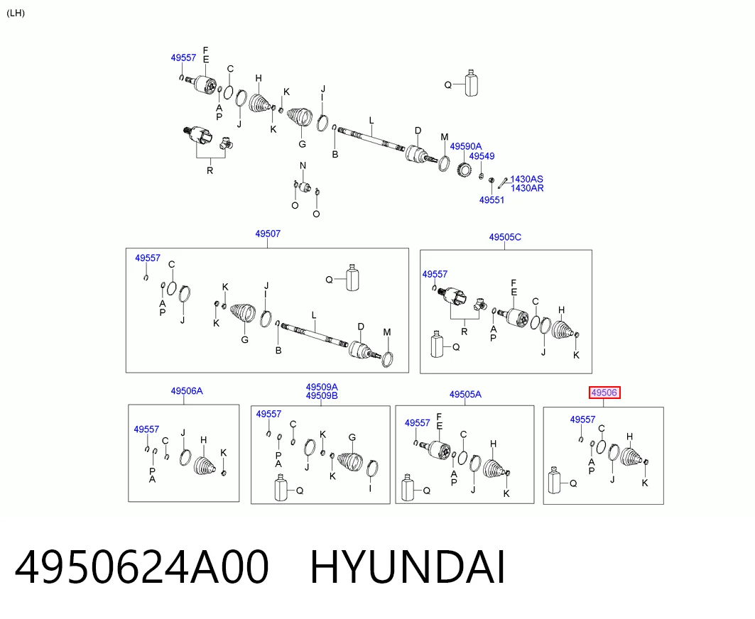 HY0052 DAC Пыльник шарнира привода