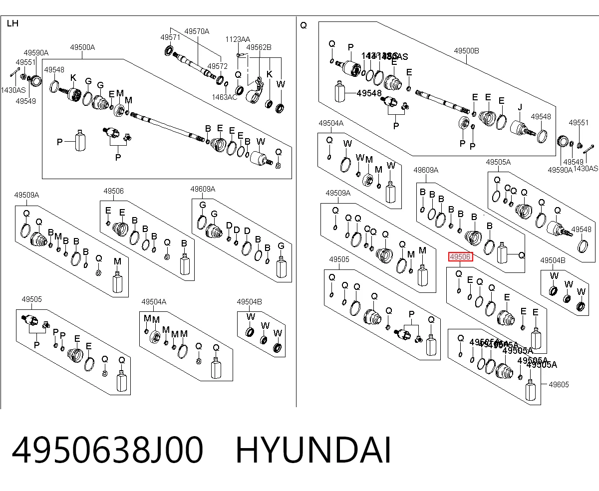 Пыльник ШРУСа внутренний, передней полуоси AND 3S498007