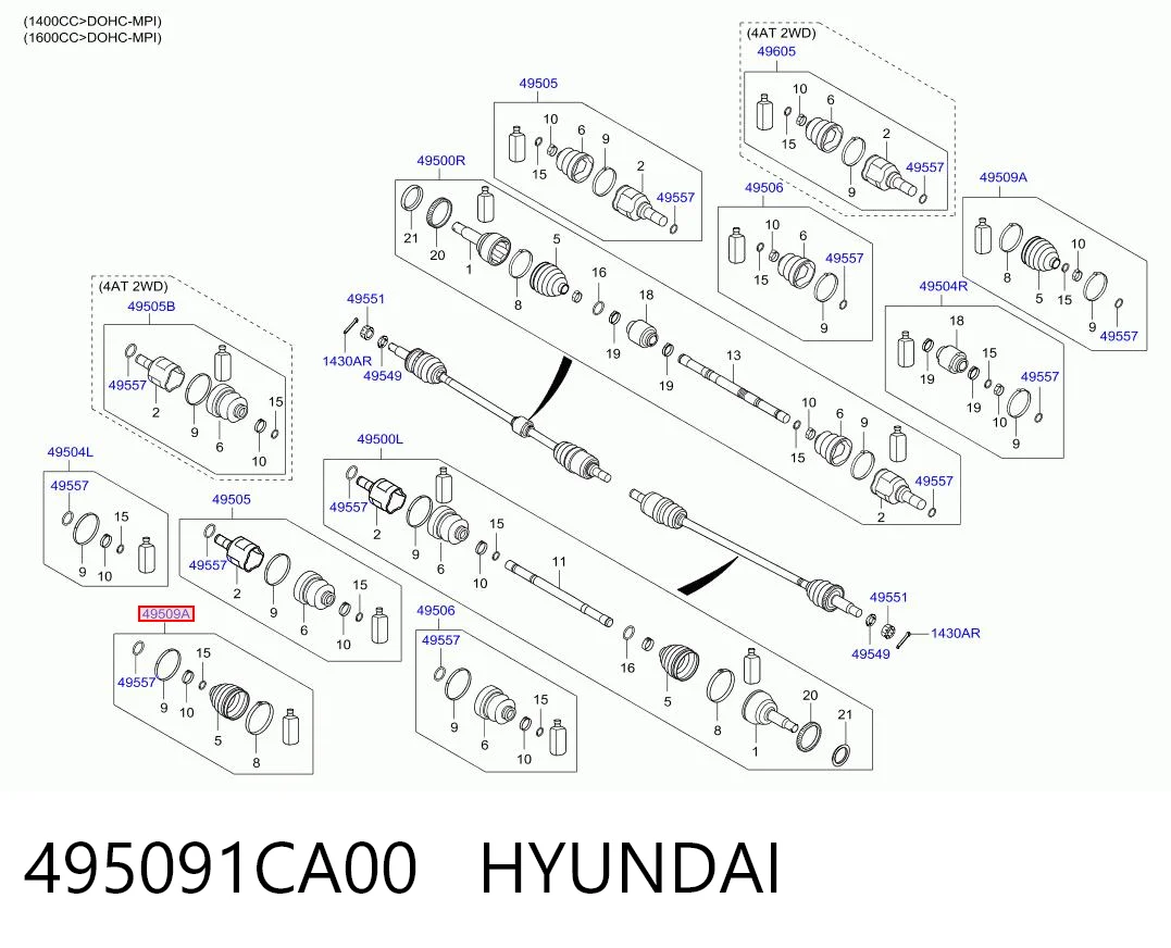 40088M0205 Nissan/Infiniti Пыльник шарнира привода