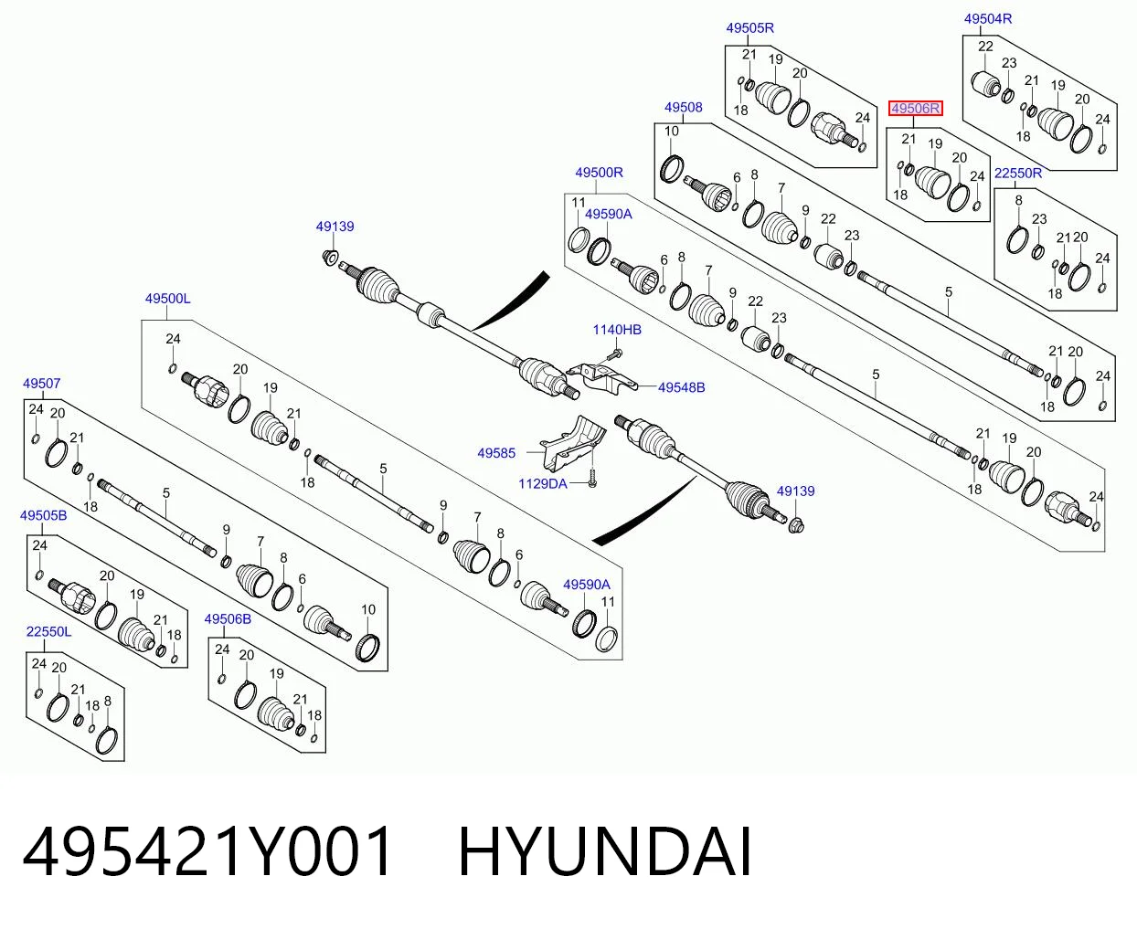 0036033 GKN-Spidan Пыльник гранаты внутренний, левый